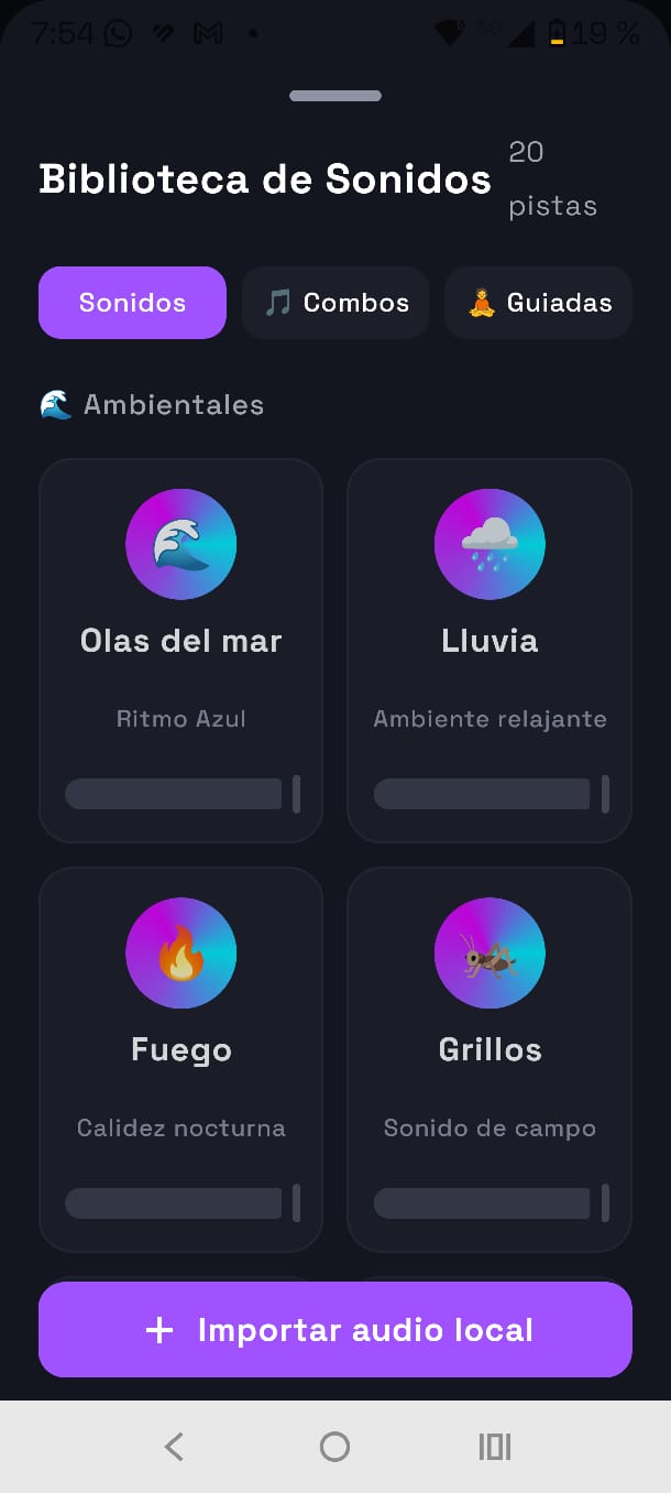 Biblioteca de sonidos